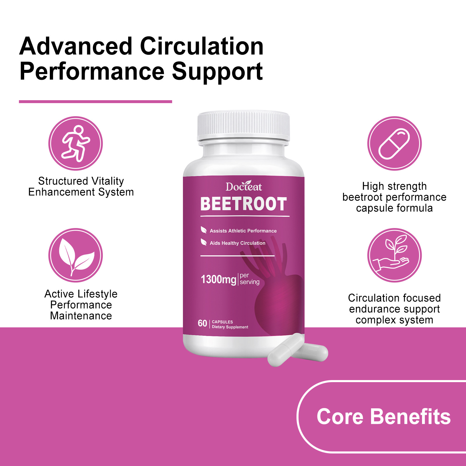 Organic Beetroot Capsules Enha - Nutrition One Fitness avis et prix
