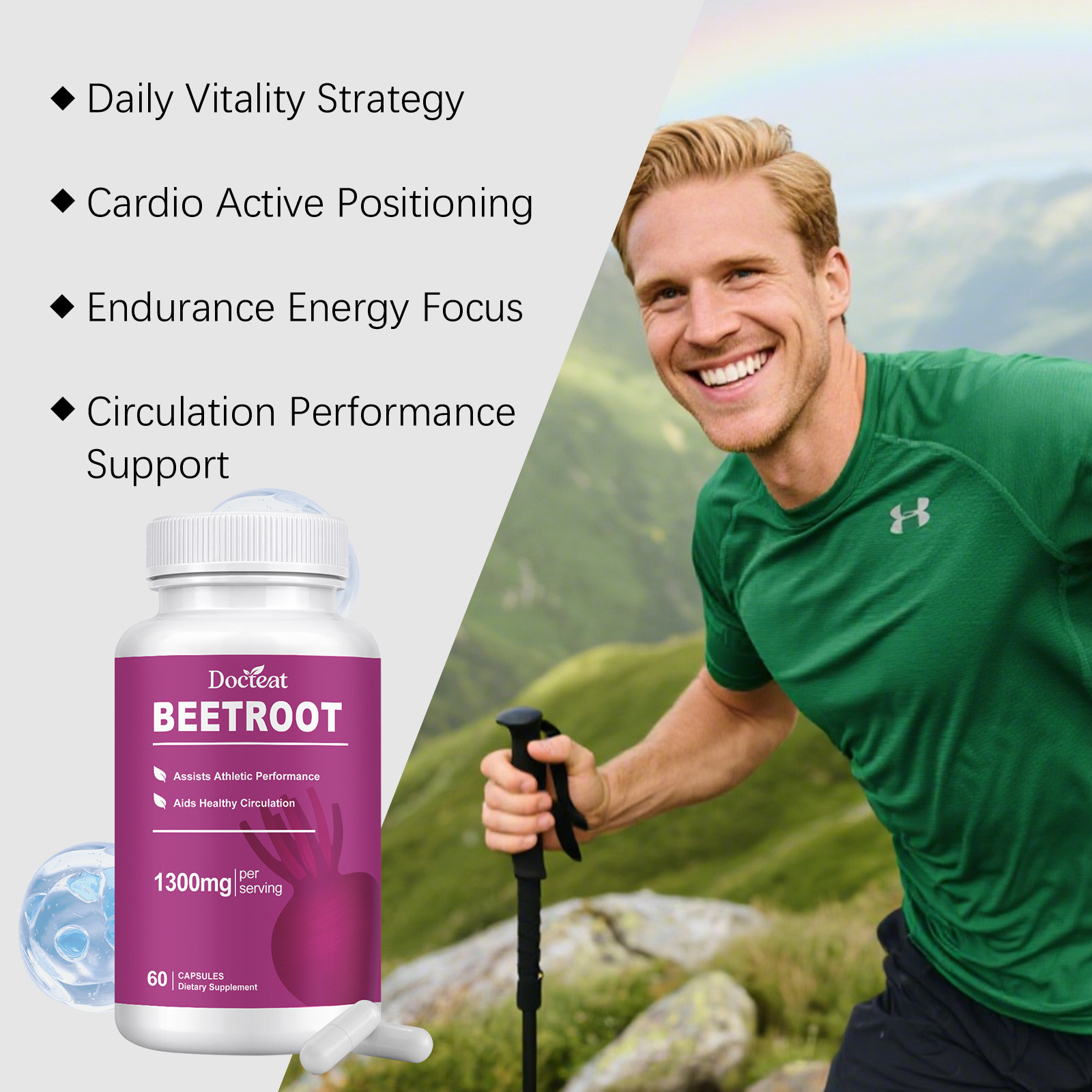 Organic Beetroot Capsules Enha - Nutrition One Fitness avis et prix
