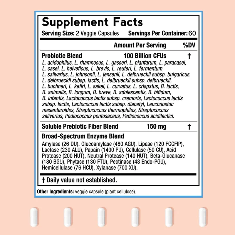 Probiotics 100 Billion - Suppo - Probiotic 60 Billion avis et prix
