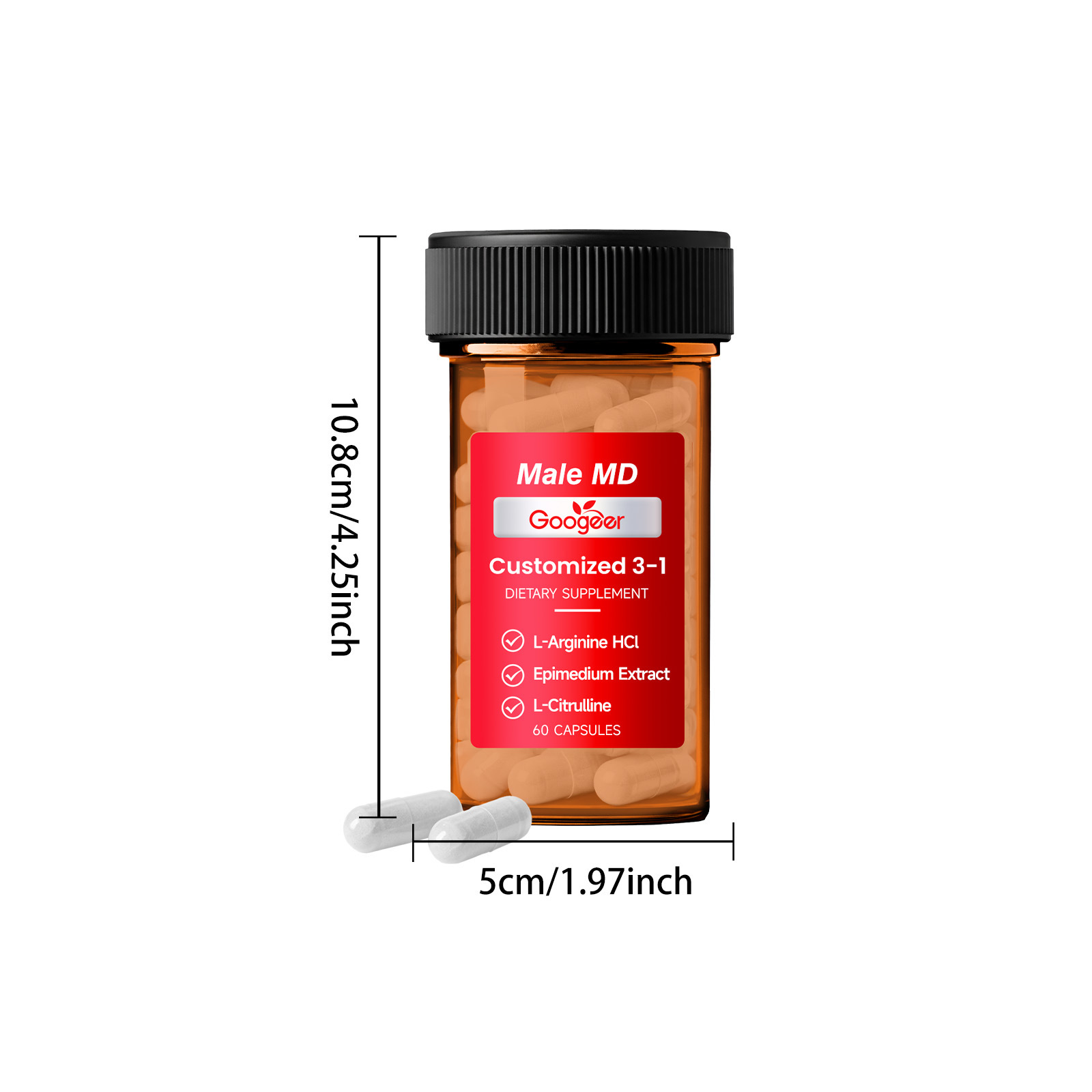 GOOGEER Men's Health Capsules  - Nutrition One Fitness avis et prix