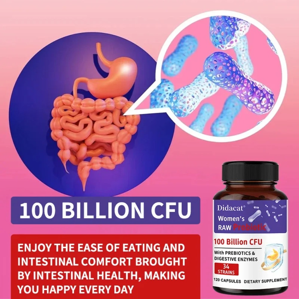 Women's Raw Probiotics 100 Bil - Probiotic 60 Billion avis et prix
