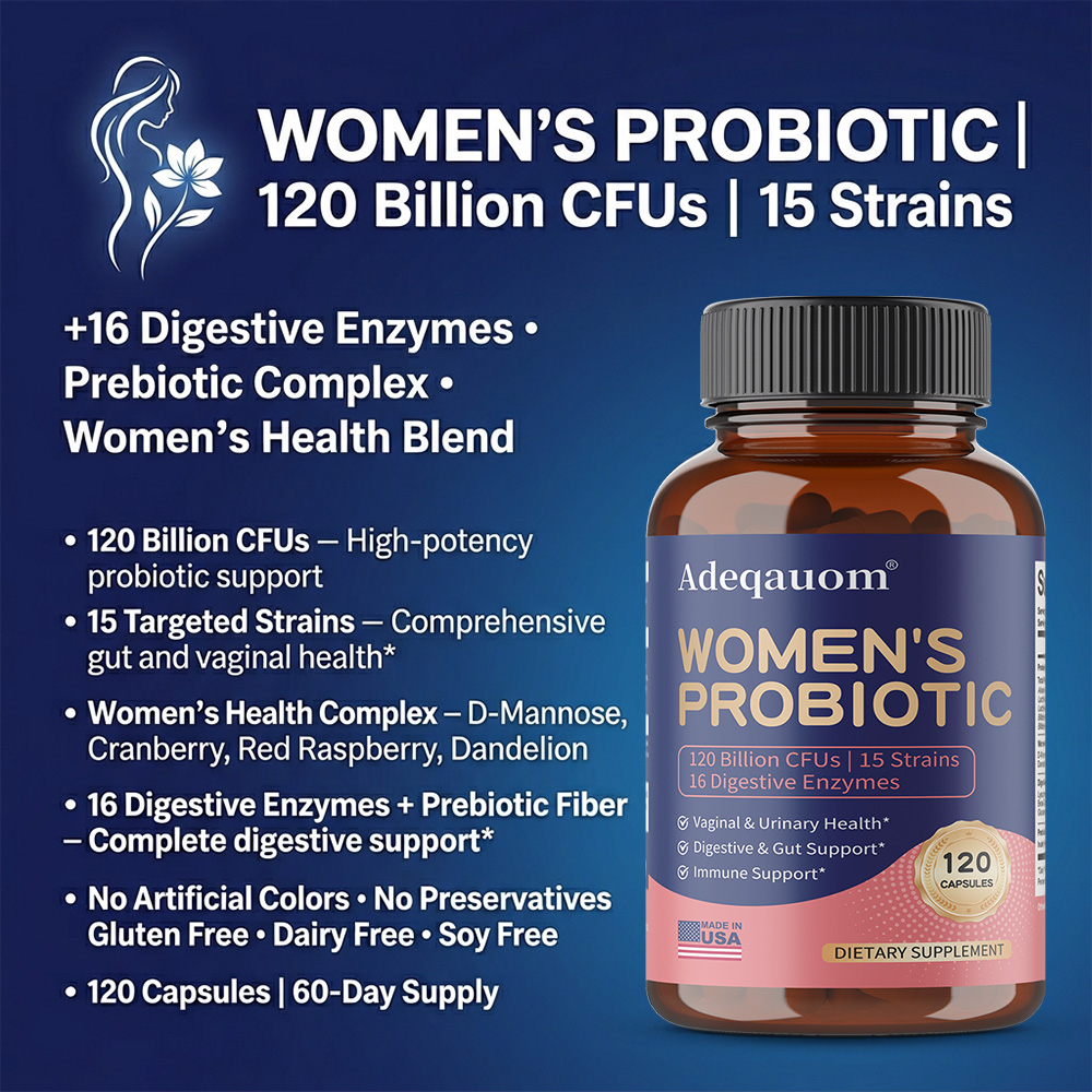 Women’s Probiotic Capsules 120 - Probiotic 60 Billion avis et prix