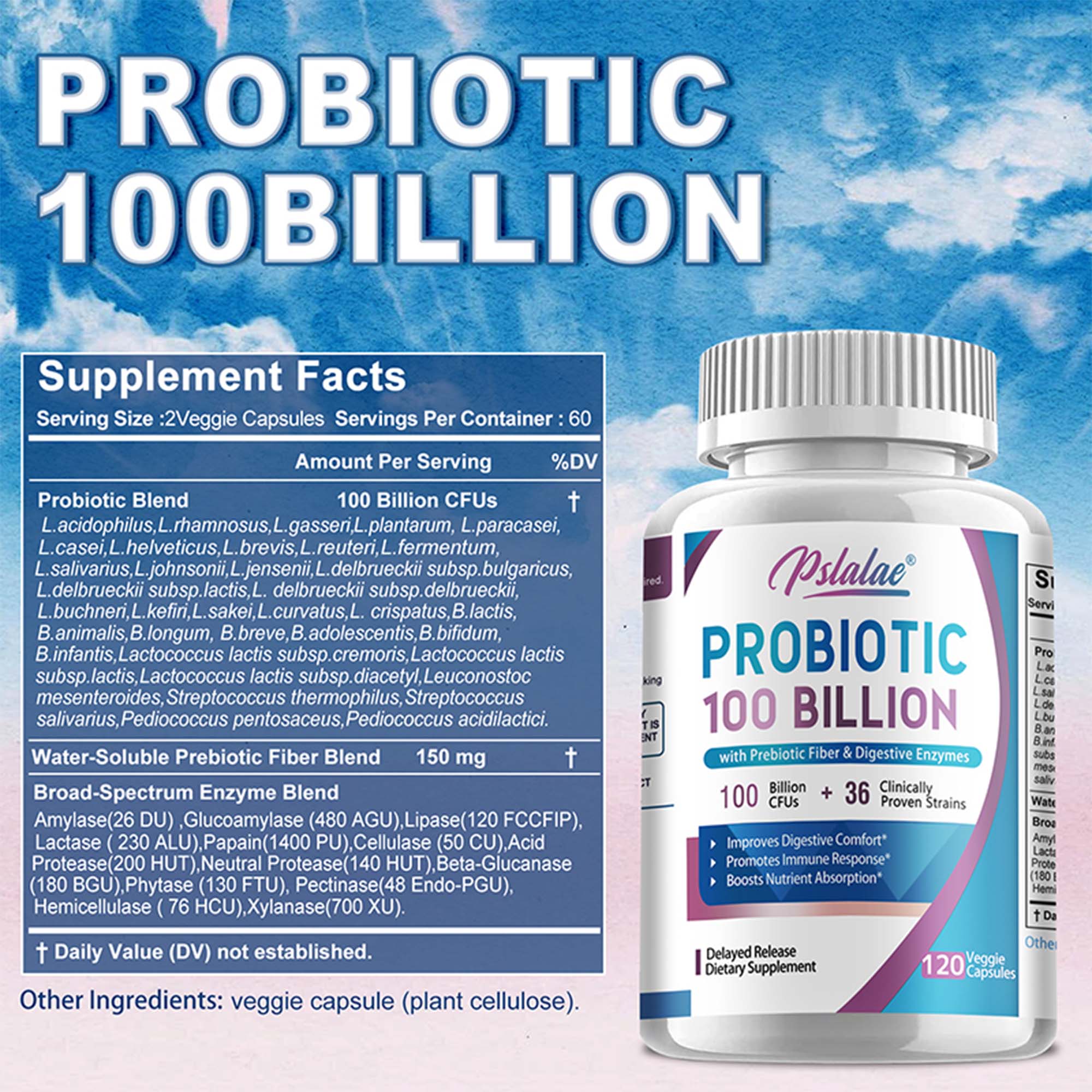 Probiotics 100 Billion - Help  - Probiotic 60 Billion avis et prix