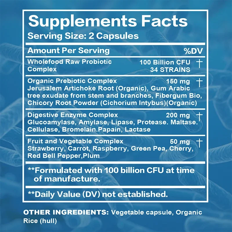 Probiotics 100 Billion CFU - G - Probiotic 60 Billion avis et prix