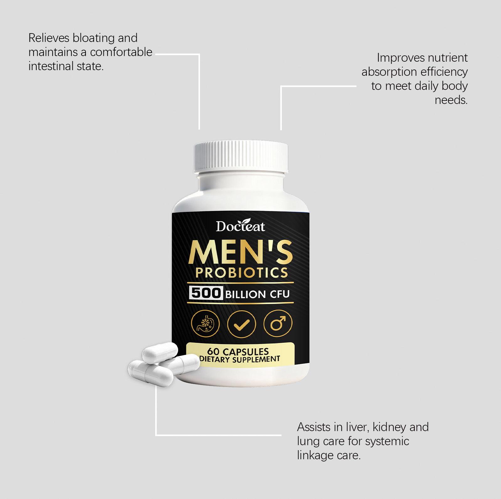 GOOGEER Men's Health Capsules  - Nutrition For Health Fitness & Sport Melvin Williams avis et prix