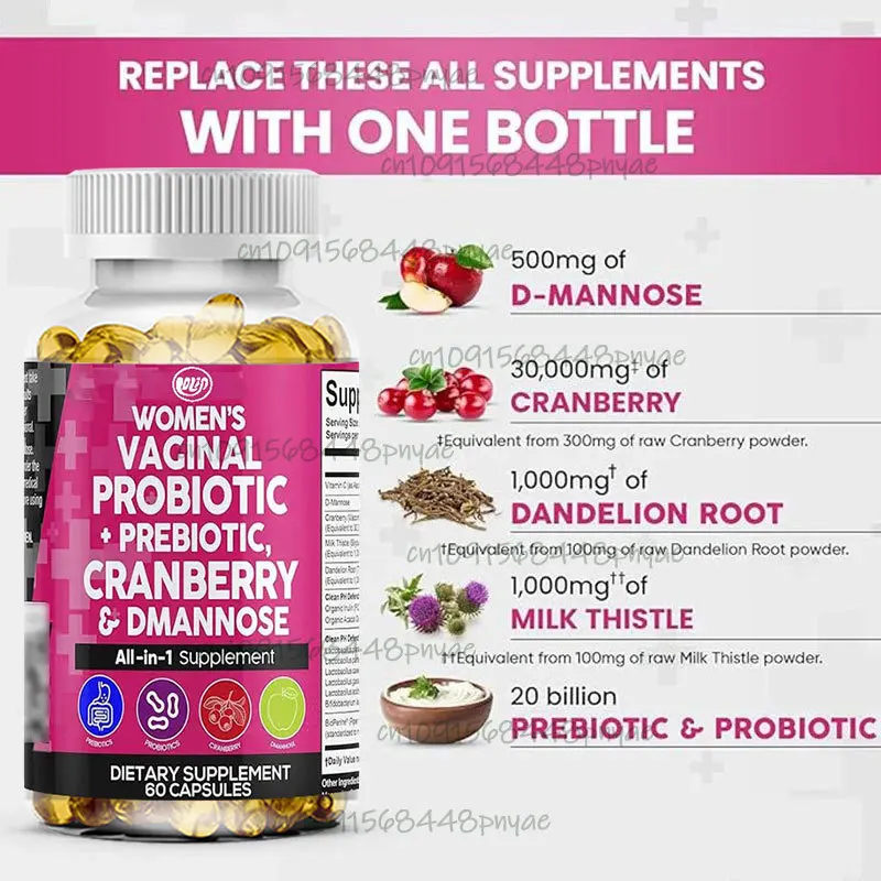 60 Capsules Female Probiotics+ - Probiotic 60 Billion avis et prix