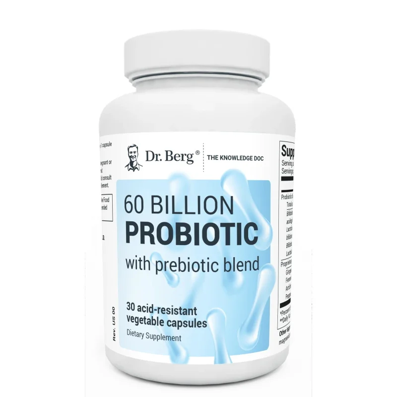 Dr. Berg 60 Billion 10 Strains - Probiotic 60 Billion avis et prix
