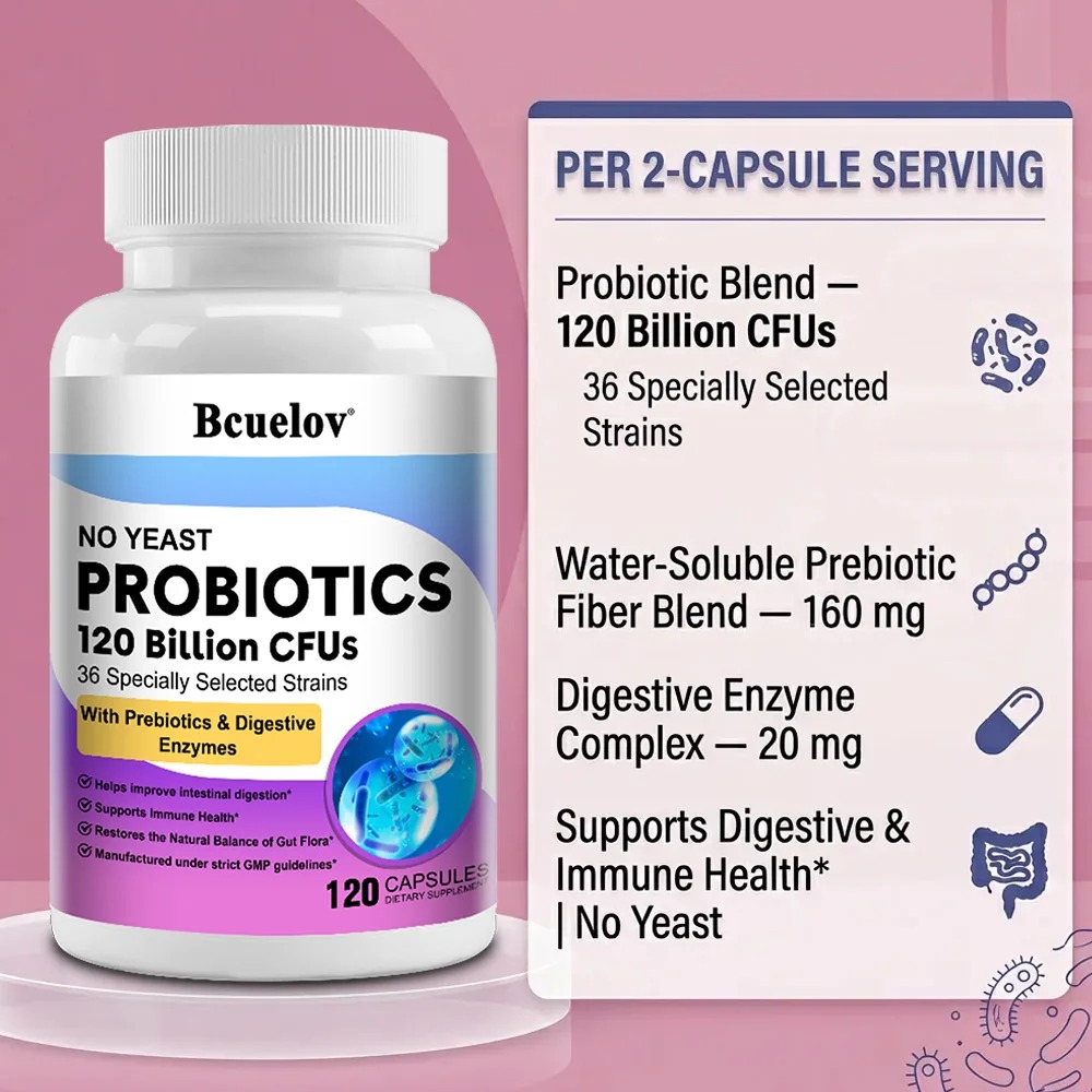 Organic Enzymes Probiotic Caps - Probiotic 60 Billion avis et prix