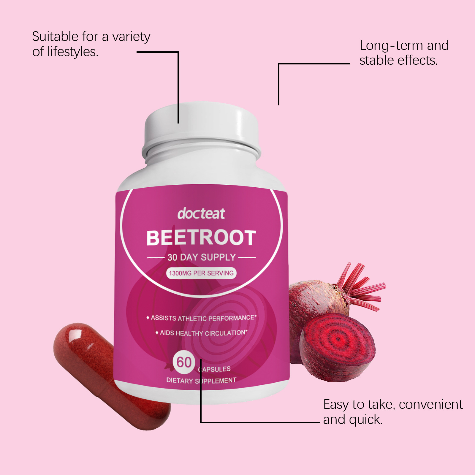 DOCTEAT Beetroot Women's Healt - Nutrition For Health Fitness & Sport Melvin Williams avis et prix